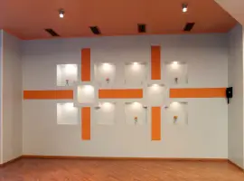 Painted office wall by professional house painters in Sydney