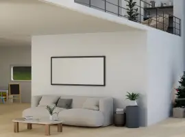 Renovated interior lounge room painted by house painters in Sydney